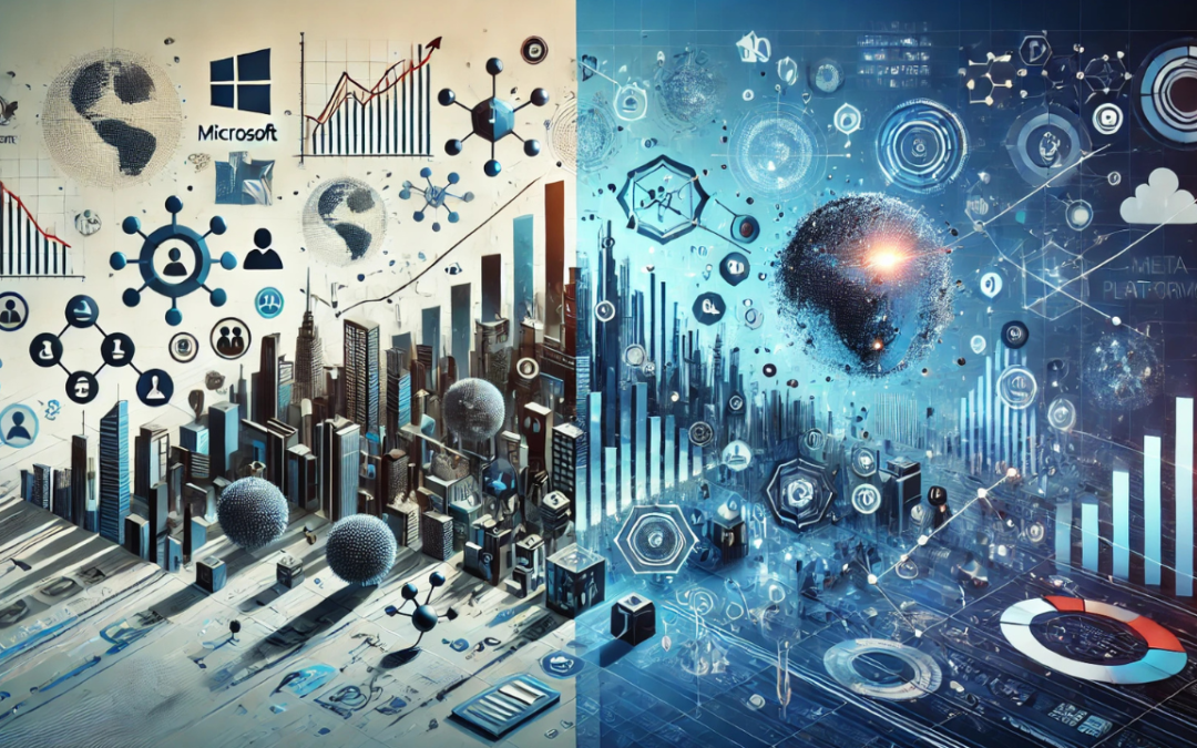 Resultados empresariales Microsoft y Meta Plataforms