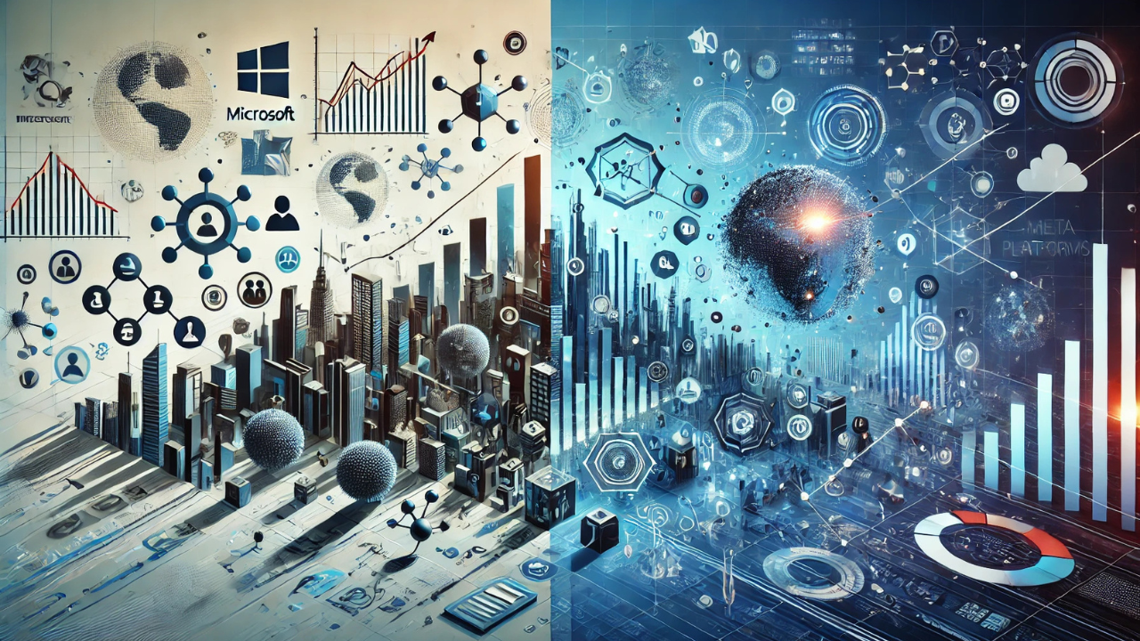 Resultados empresariales Microsoft y Meta Plataforms